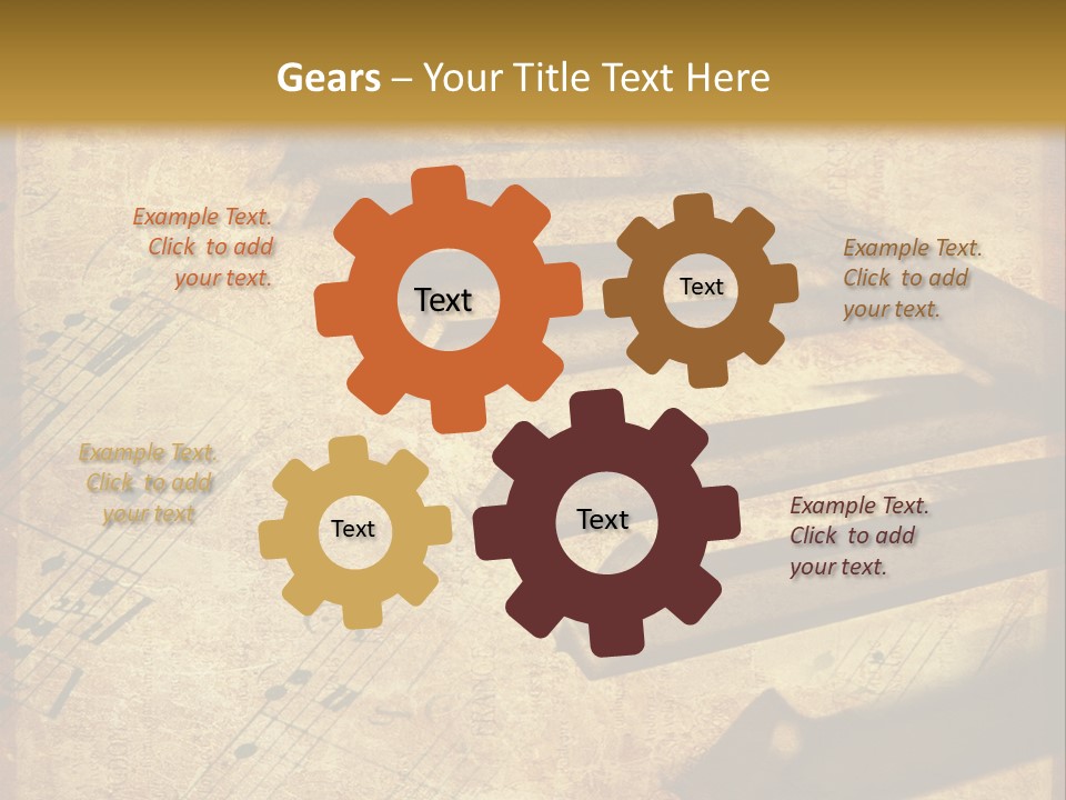 Ragged Frame Vignetting PowerPoint Template