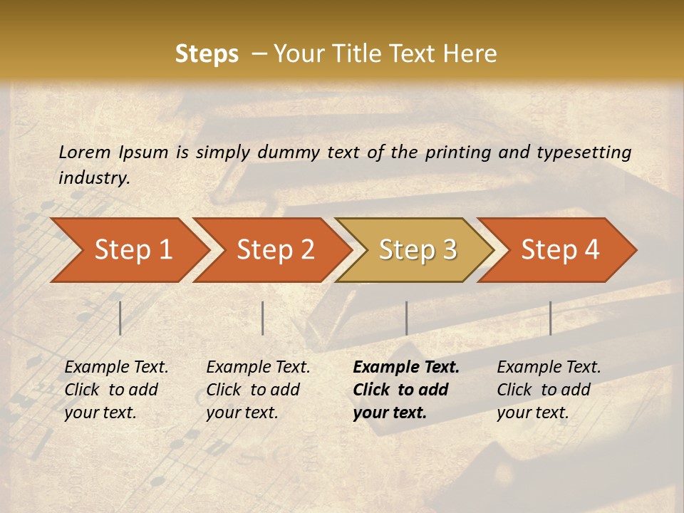 Ragged Frame Vignetting PowerPoint Template