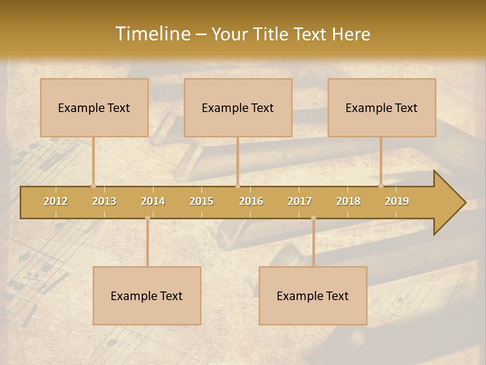 Ragged Frame Vignetting PowerPoint Template