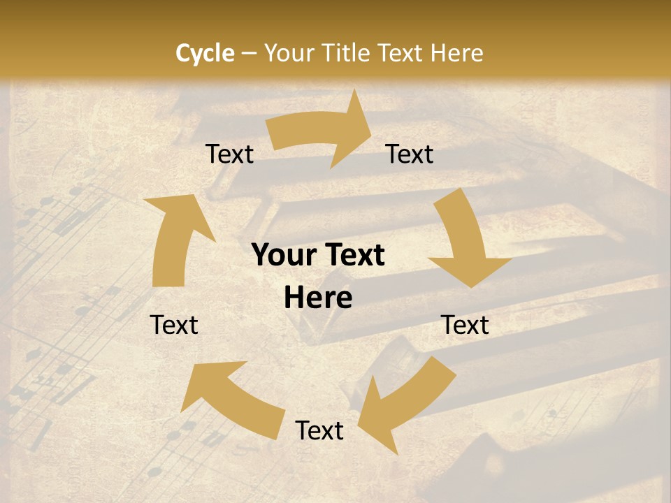 Ragged Frame Vignetting PowerPoint Template