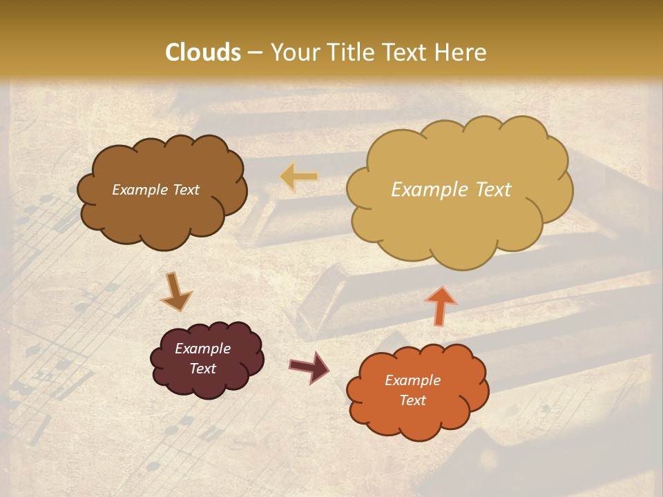 Ragged Frame Vignetting PowerPoint Template
