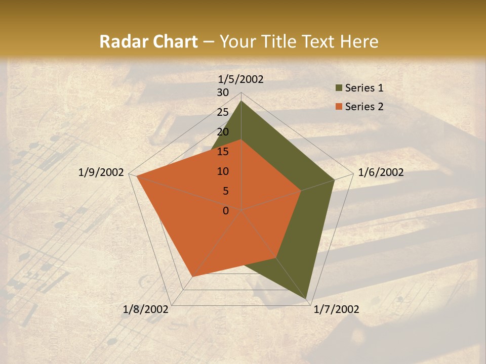 Ragged Frame Vignetting PowerPoint Template