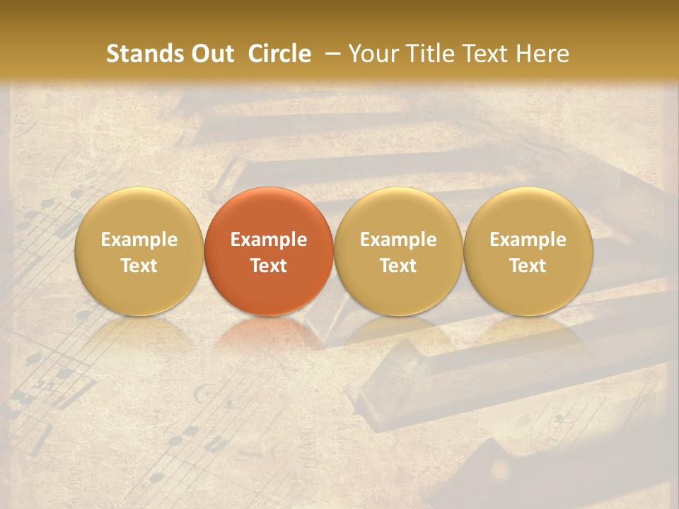 Ragged Frame Vignetting PowerPoint Template