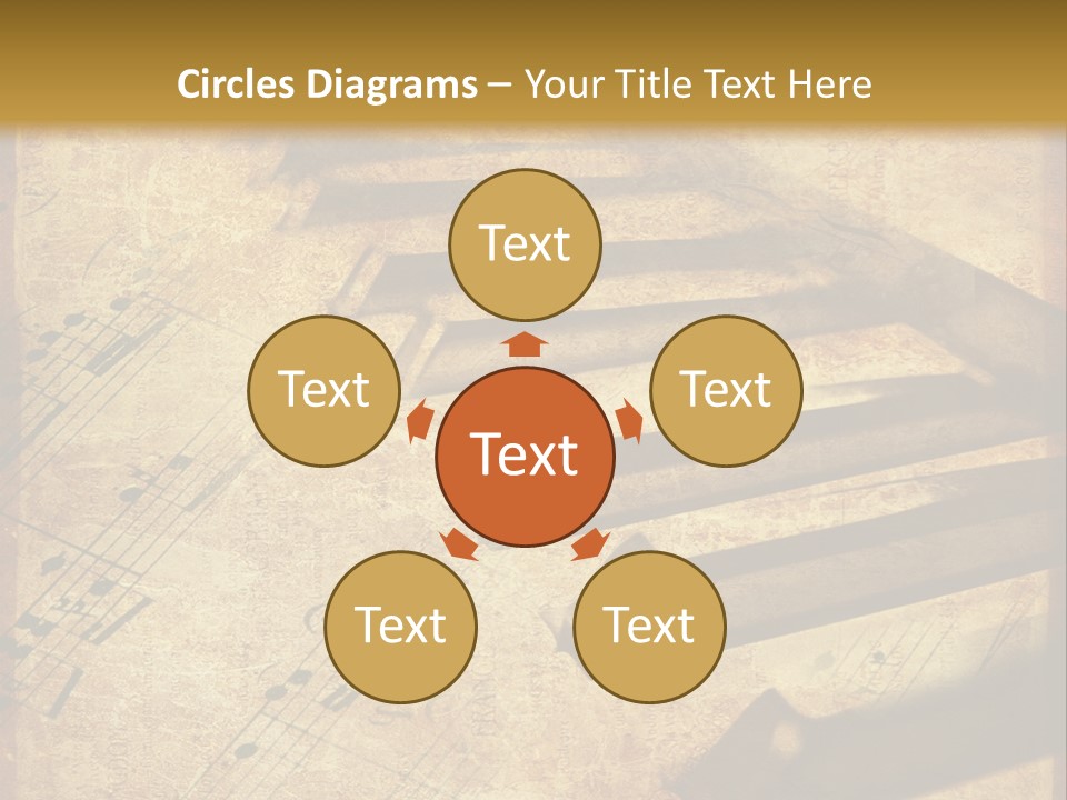 Ragged Frame Vignetting PowerPoint Template