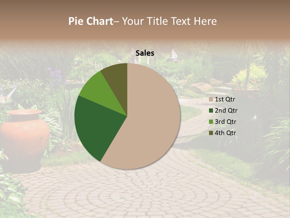 Natural Gardener Walk PowerPoint Template