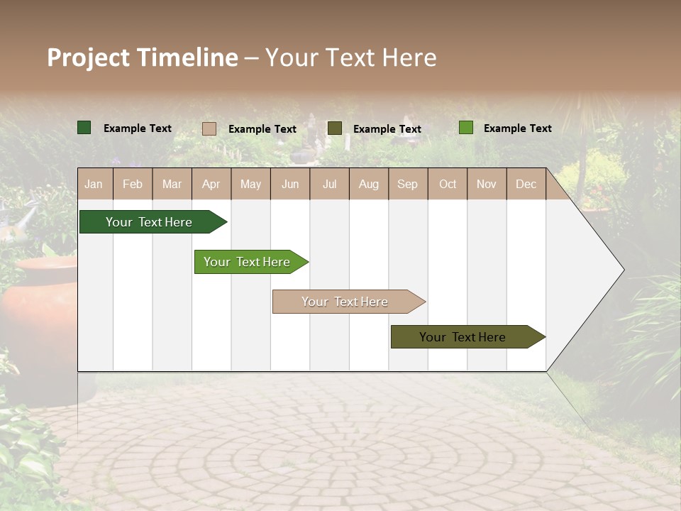 Natural Gardener Walk PowerPoint Template