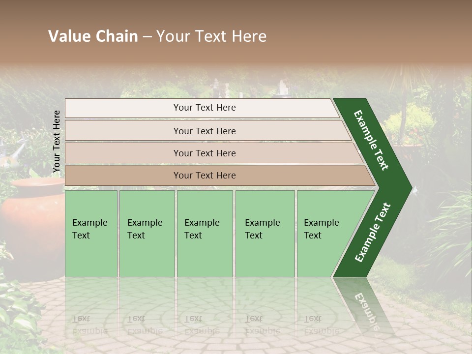 Natural Gardener Walk PowerPoint Template