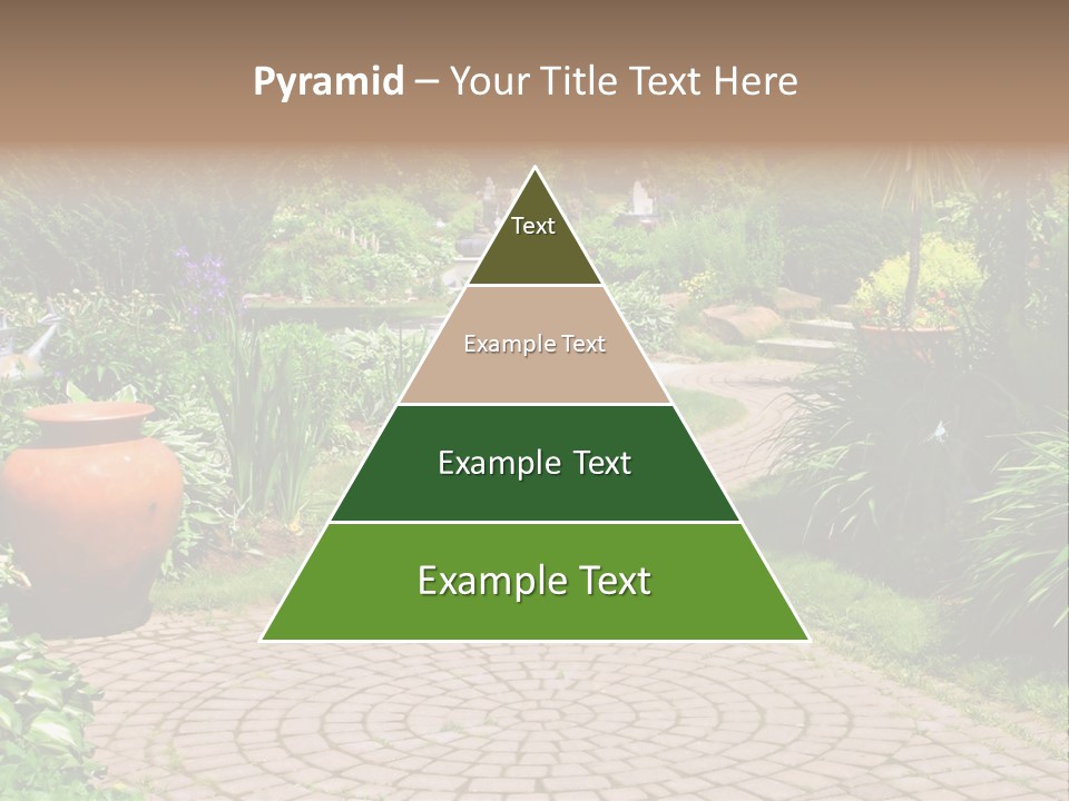 Natural Gardener Walk PowerPoint Template