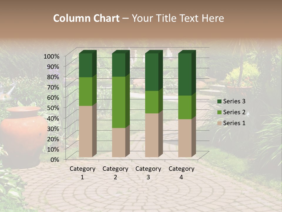 Natural Gardener Walk PowerPoint Template