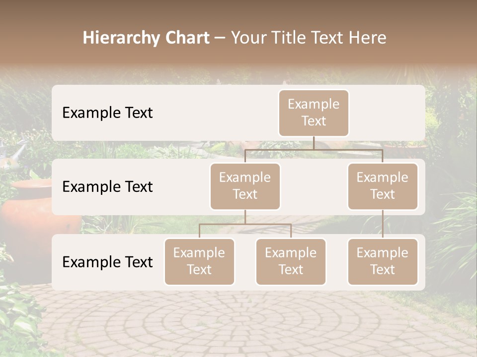 Natural Gardener Walk PowerPoint Template
