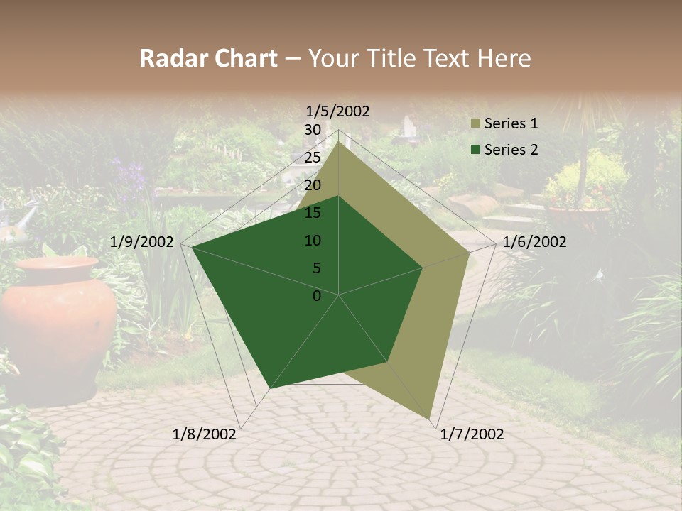 Natural Gardener Walk PowerPoint Template