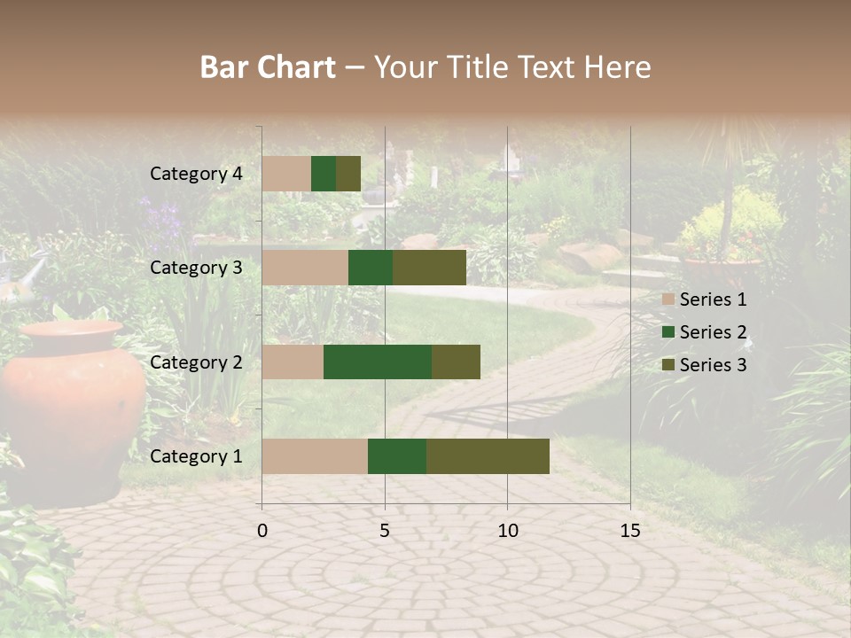 Natural Gardener Walk PowerPoint Template