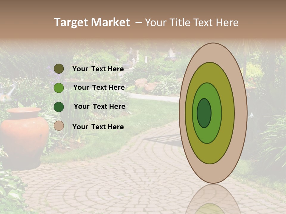 Natural Gardener Walk PowerPoint Template