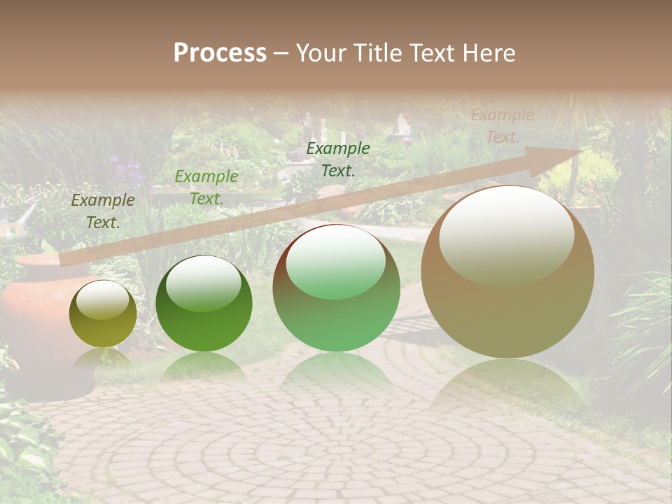 Natural Gardener Walk PowerPoint Template