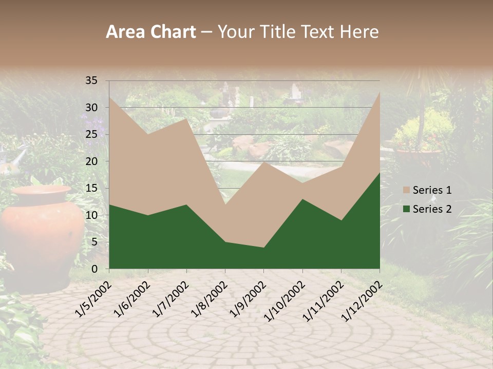 Natural Gardener Walk PowerPoint Template