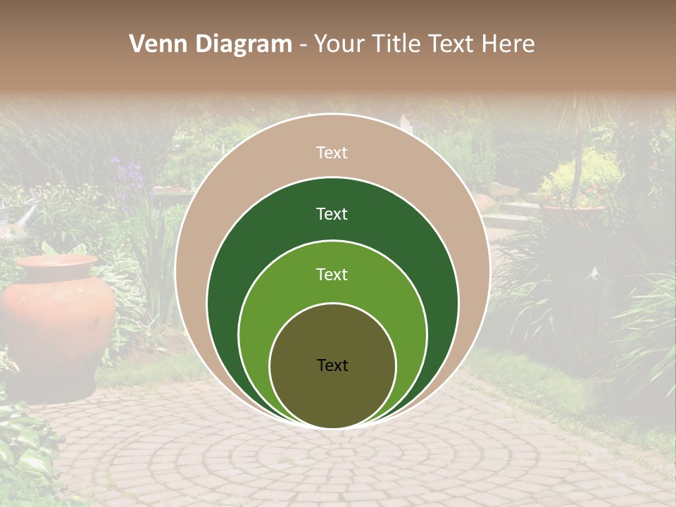 Natural Gardener Walk PowerPoint Template