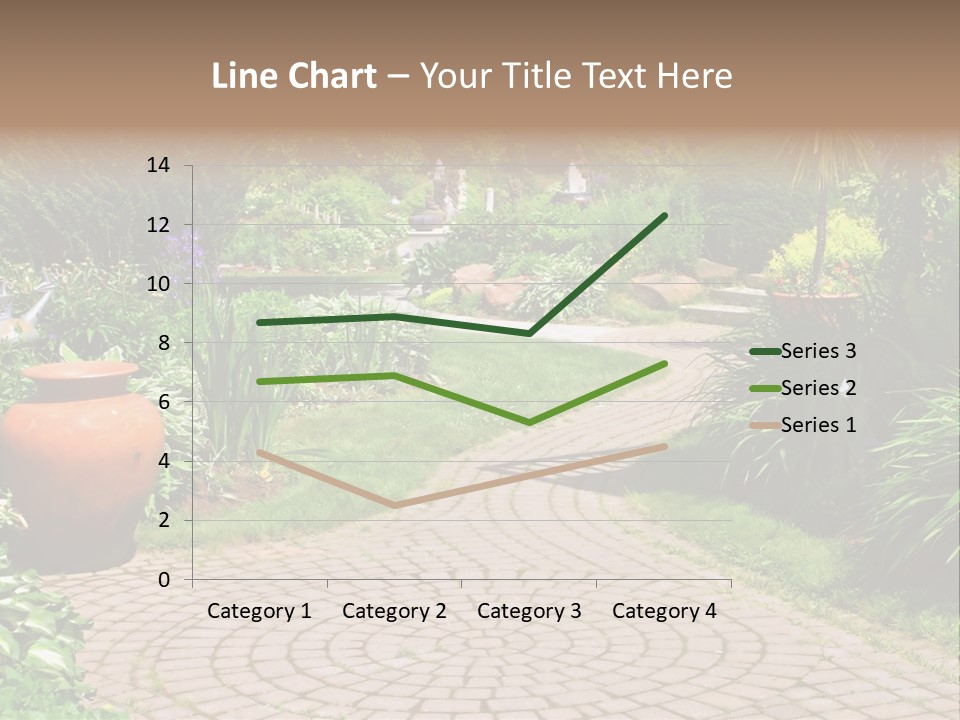 Natural Gardener Walk PowerPoint Template