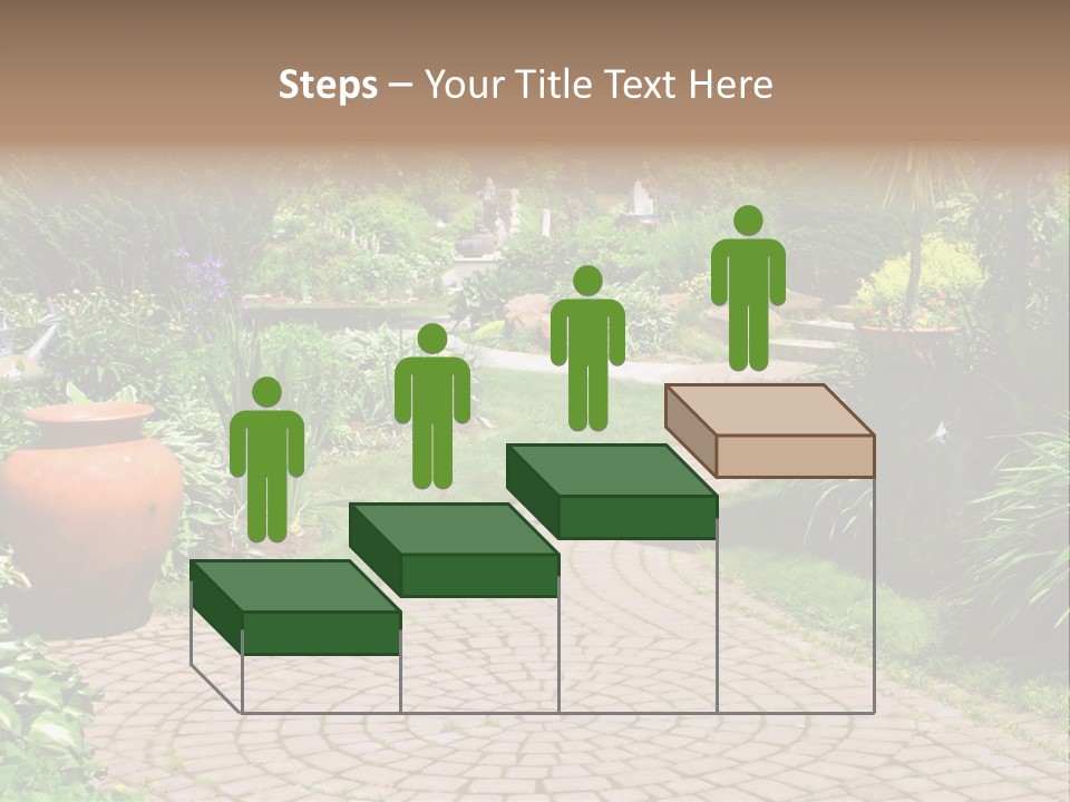 Natural Gardener Walk PowerPoint Template