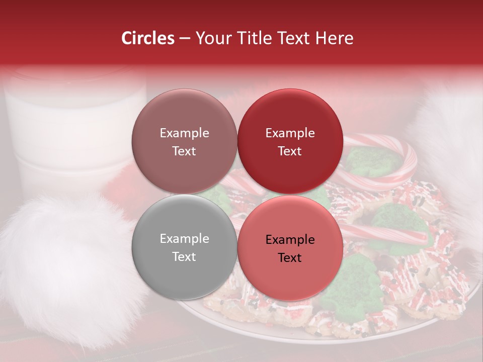 Sugar Red Santa PowerPoint Template
