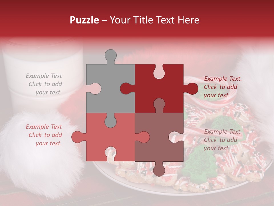 Sugar Red Santa PowerPoint Template