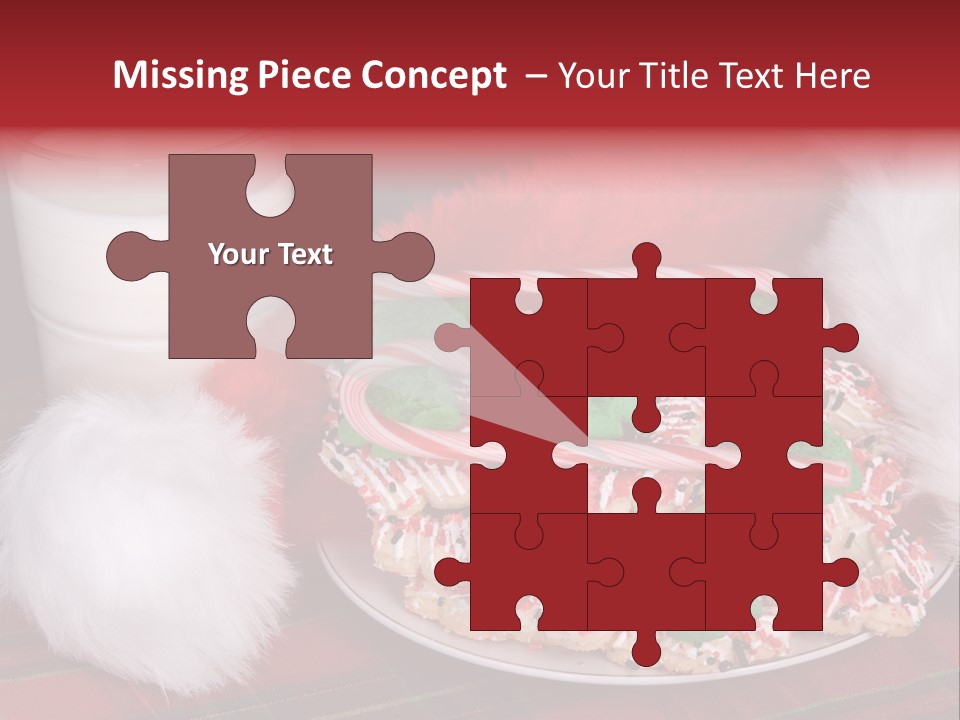 Sugar Red Santa PowerPoint Template