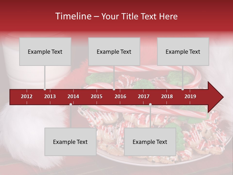 Sugar Red Santa PowerPoint Template