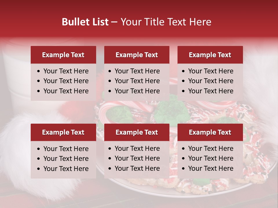 Sugar Red Santa PowerPoint Template