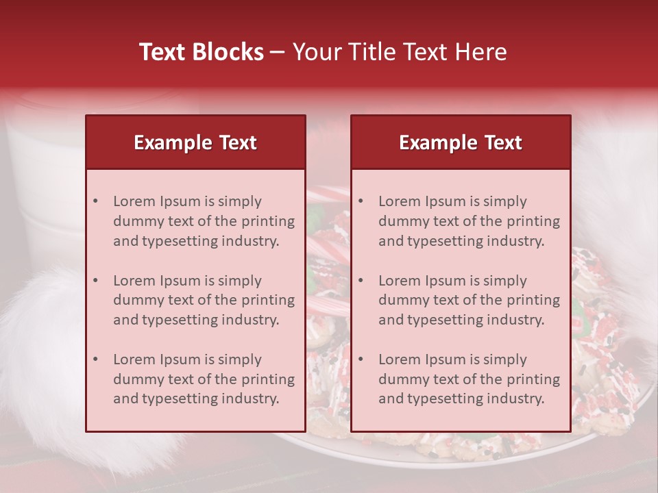 Sugar Red Santa PowerPoint Template