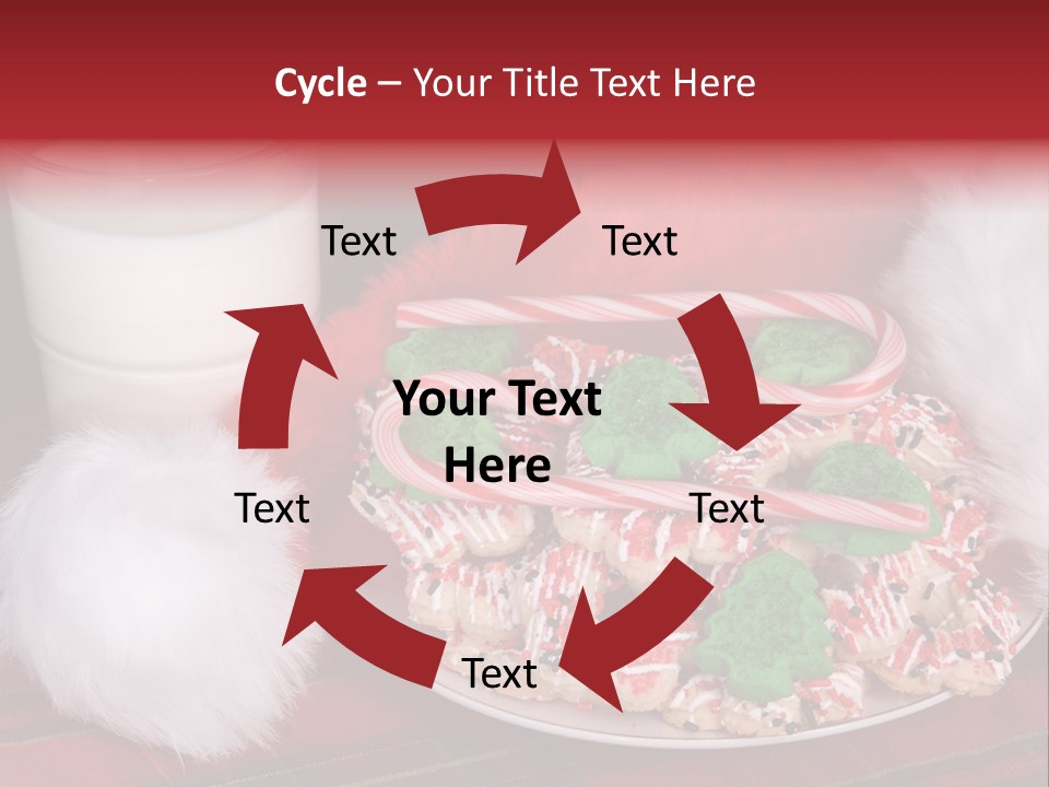 Sugar Red Santa PowerPoint Template