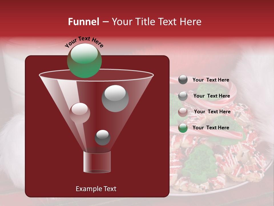 Sugar Red Santa PowerPoint Template