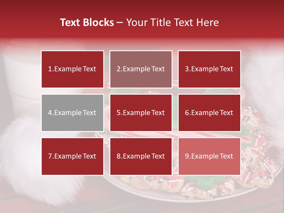 Sugar Red Santa PowerPoint Template