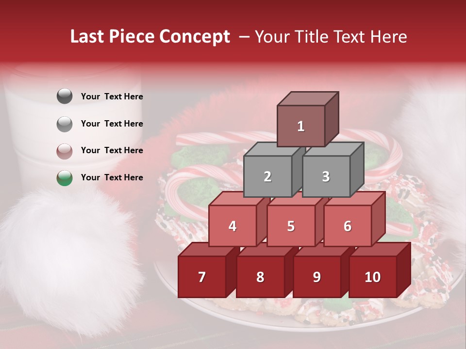 Sugar Red Santa PowerPoint Template
