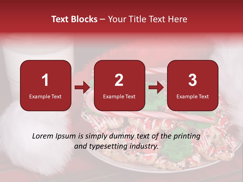 Sugar Red Santa PowerPoint Template