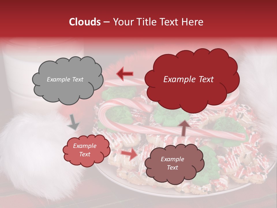 Sugar Red Santa PowerPoint Template