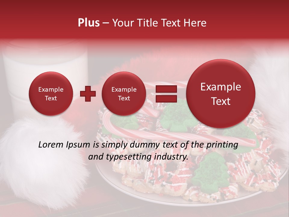 Sugar Red Santa PowerPoint Template