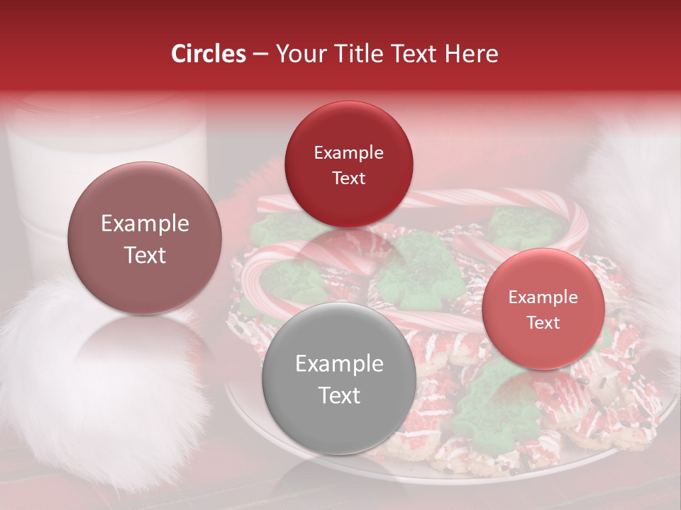 Sugar Red Santa PowerPoint Template
