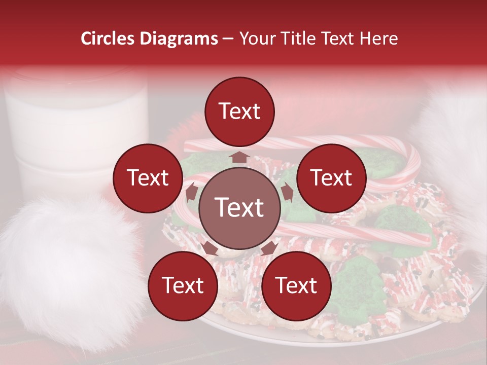 Sugar Red Santa PowerPoint Template