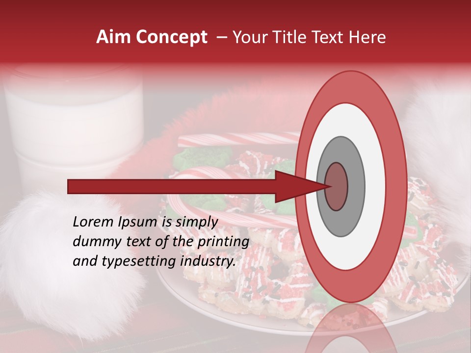 Sugar Red Santa PowerPoint Template