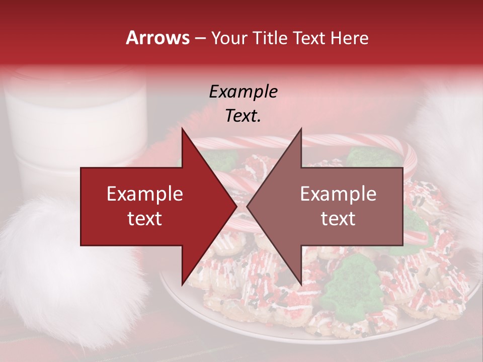 Sugar Red Santa PowerPoint Template