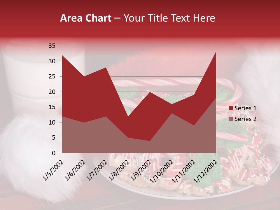 Sugar Red Santa PowerPoint Template