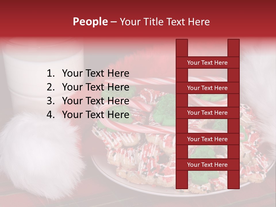 Sugar Red Santa PowerPoint Template