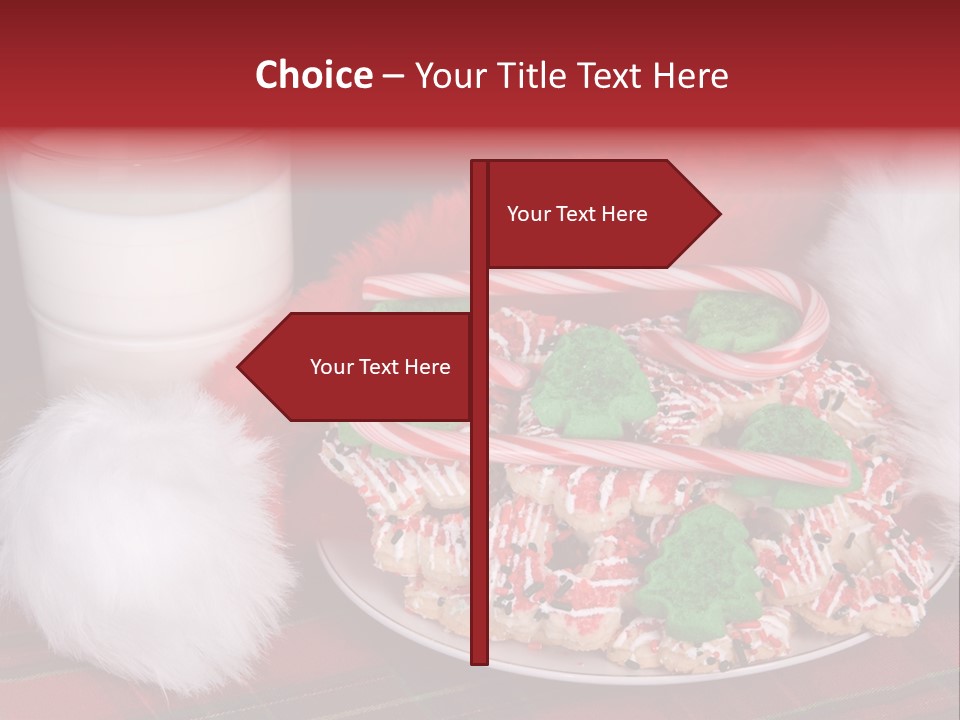 Sugar Red Santa PowerPoint Template