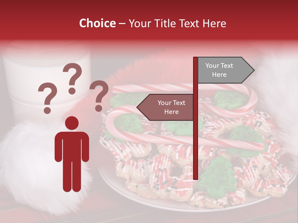 Sugar Red Santa PowerPoint Template