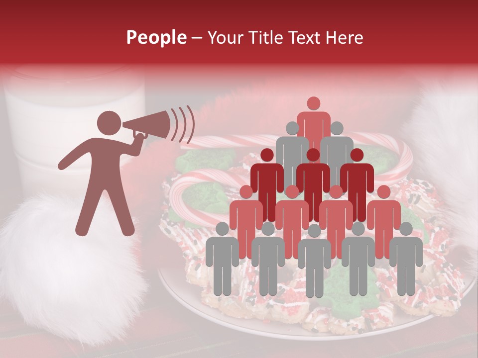 Sugar Red Santa PowerPoint Template