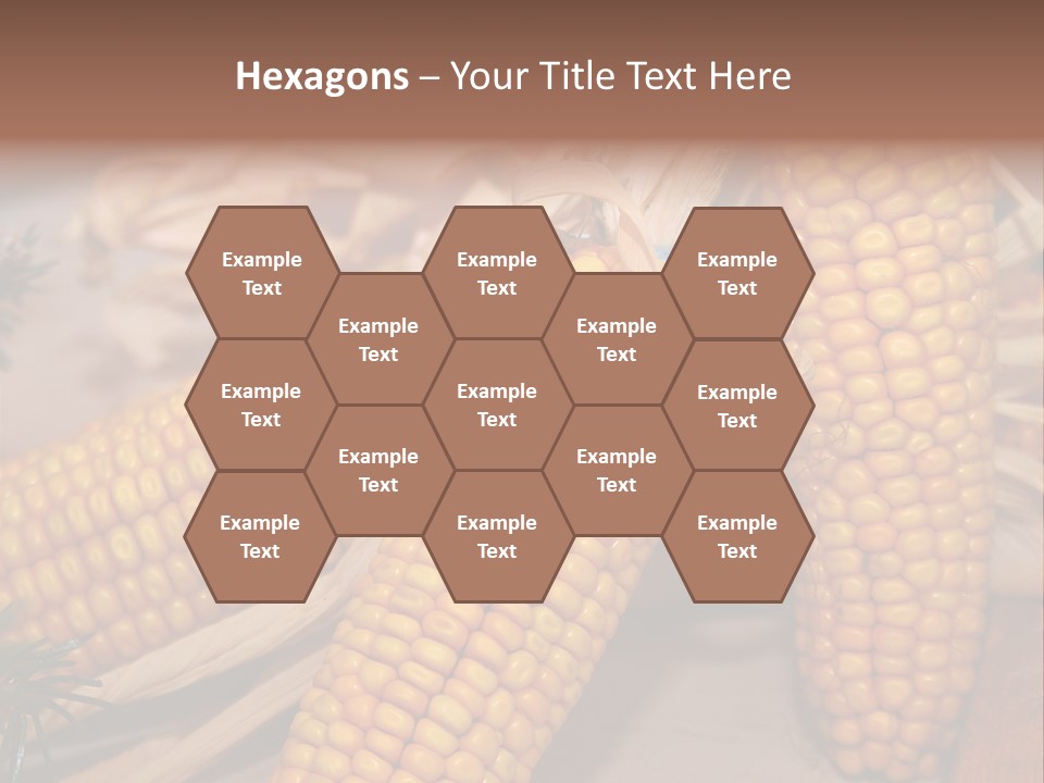 Cocktail Cob Maize PowerPoint Template