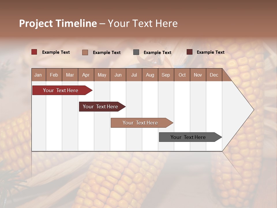 Cocktail Cob Maize PowerPoint Template