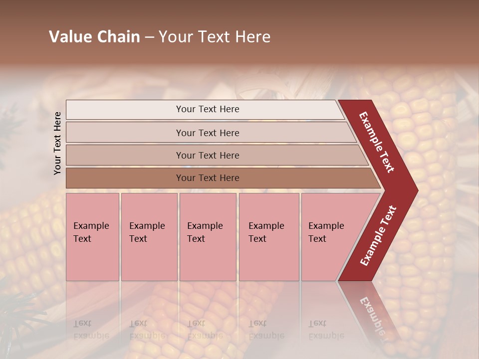 Cocktail Cob Maize PowerPoint Template