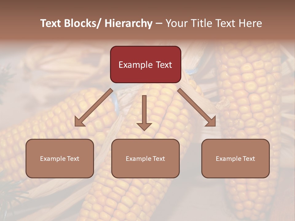 Cocktail Cob Maize PowerPoint Template