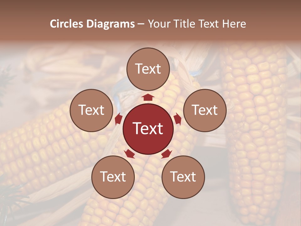 Cocktail Cob Maize PowerPoint Template