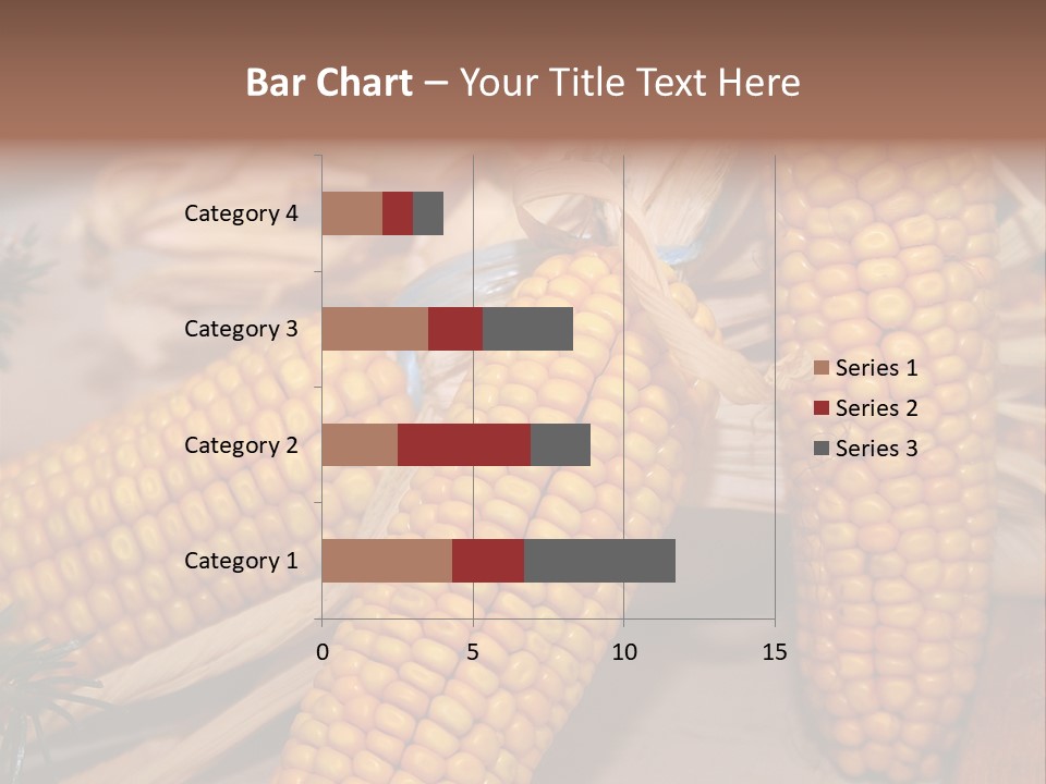 Cocktail Cob Maize PowerPoint Template